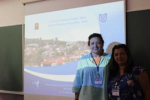 The project team’s young scientists at INSCOSES 2018 – Ohrid 14-15 Sept. 2018